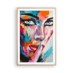 Affiche dans un chêne clair - Poster - Notre premier secret - 61x91 cm