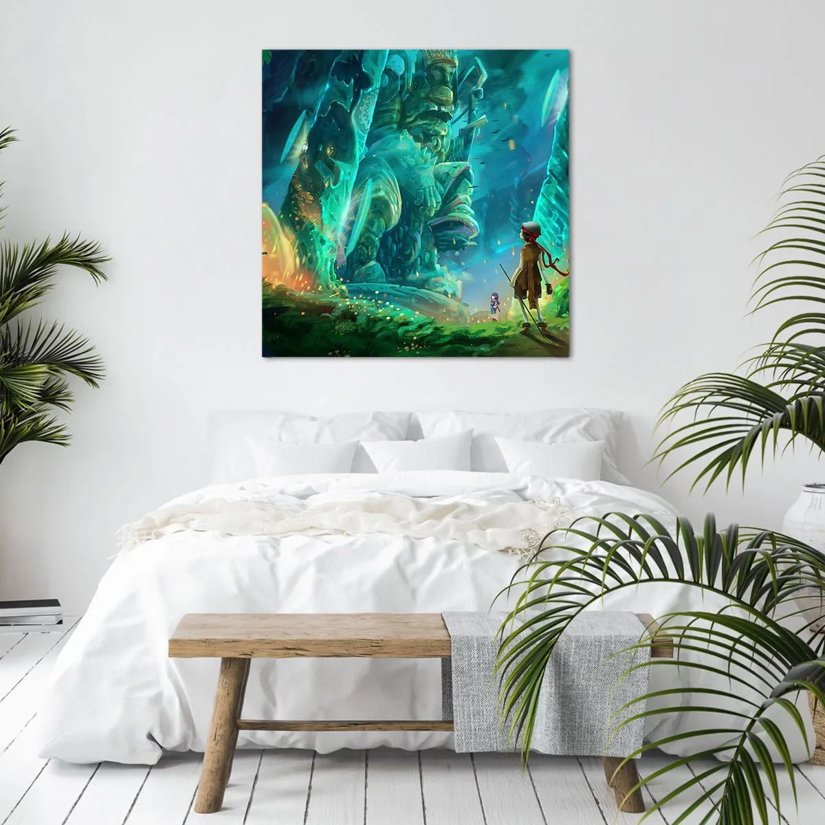 Impression sur toile - Image sur toile - Du grand livre des contes de fées - 40x40 cm