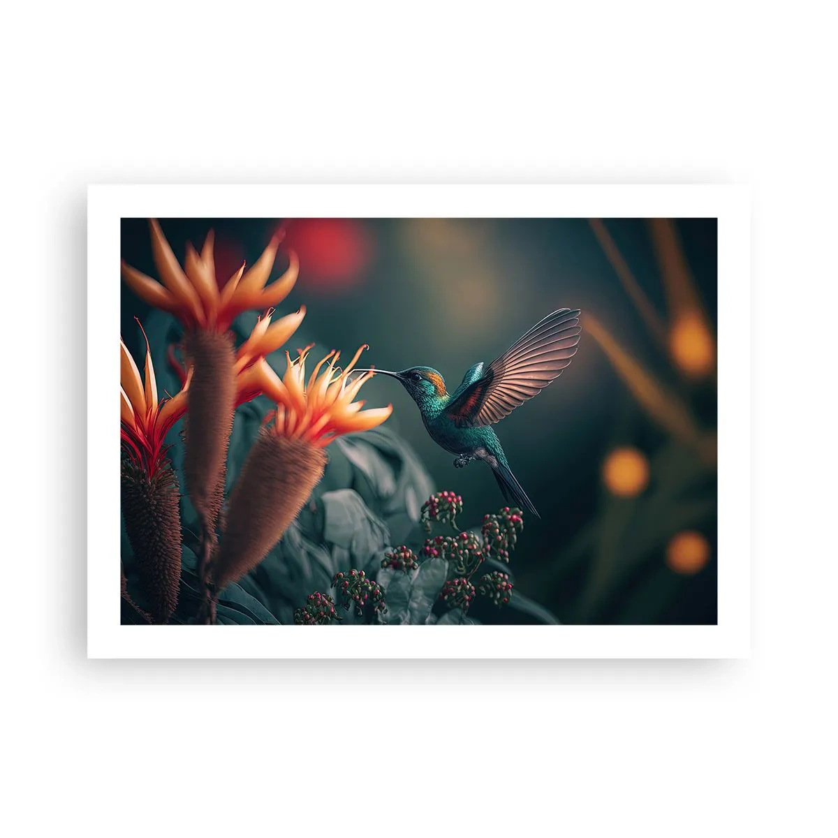 Affiche - Poster - une vie vraiment colorée - 70x50 cm