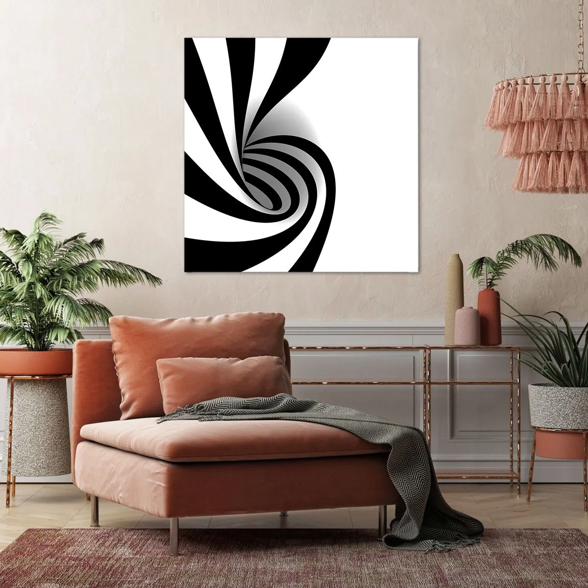 Impression sur toile - Image sur toile - Et pourtant ça tourne - 70x70 cm