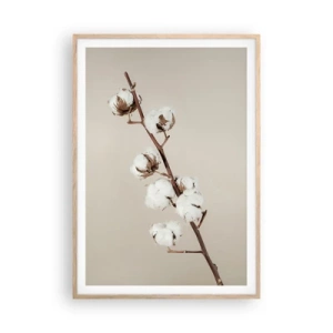 Affiche dans un chêne clair - Poster - A la source de la douceur - 70x100 cm