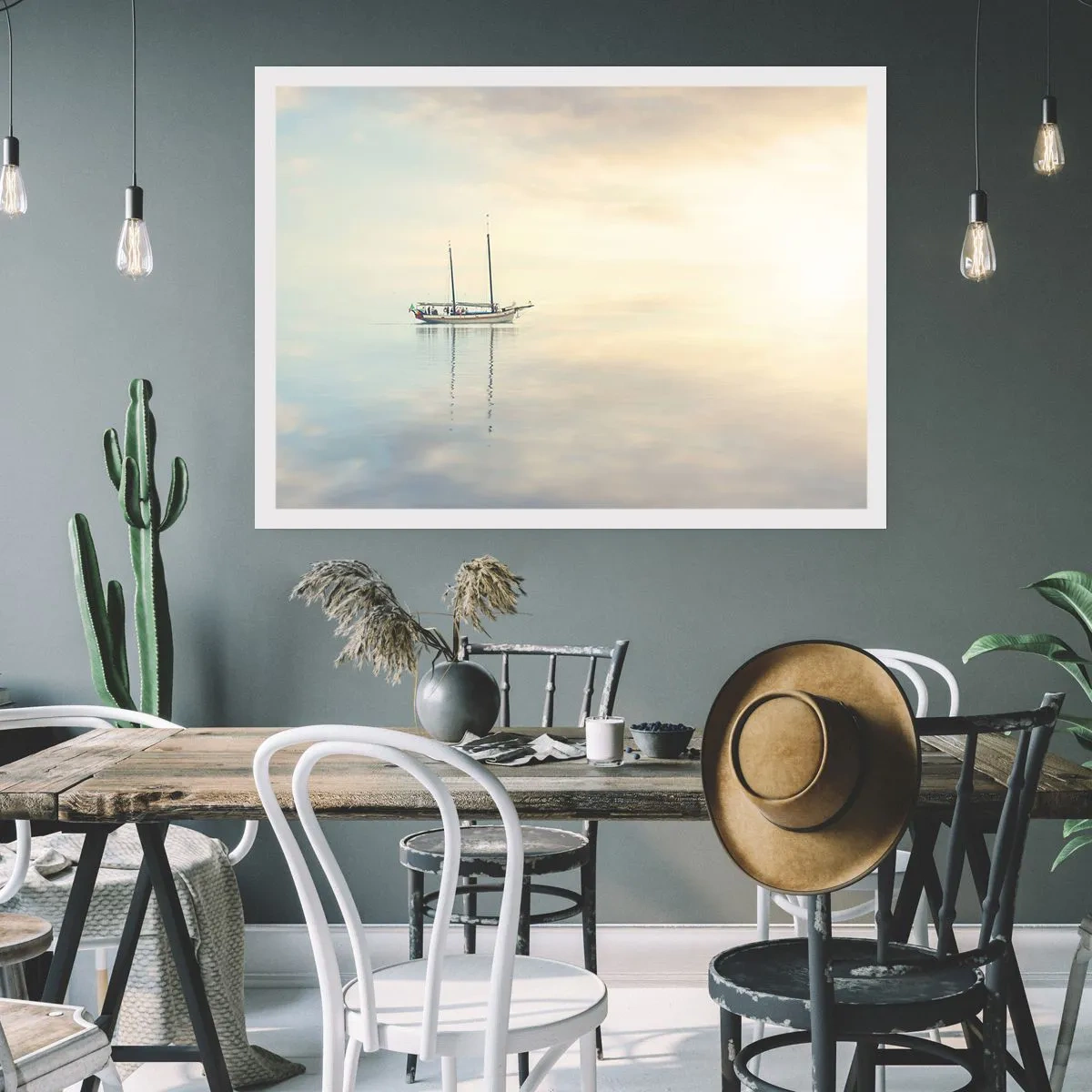 Affiche - Poster - Dans une mer de silence - 70x50 cm