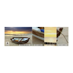 Échantillon de Papier Peint Premium Canvas - Il n'y a pas de plus belles plages - Paysage, Mer, Plage - 100x30 cm