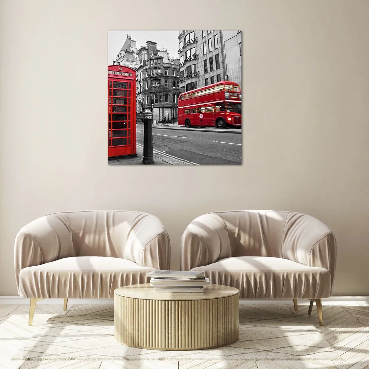 Impression sur verre - Image sur verre - Le plus rouge d'Europe - 70x70 cm