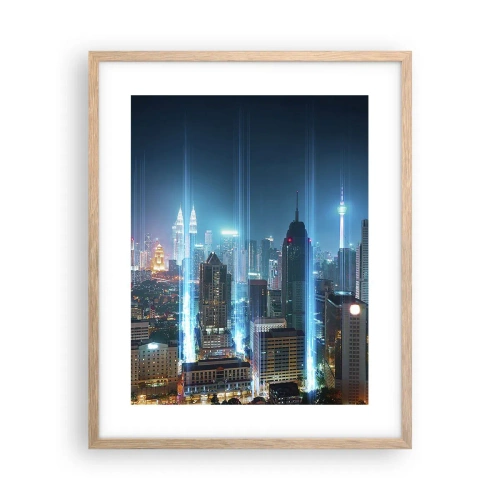Affiche dans un chêne clair - Poster - À Berlin au paradis - 40x50 cm