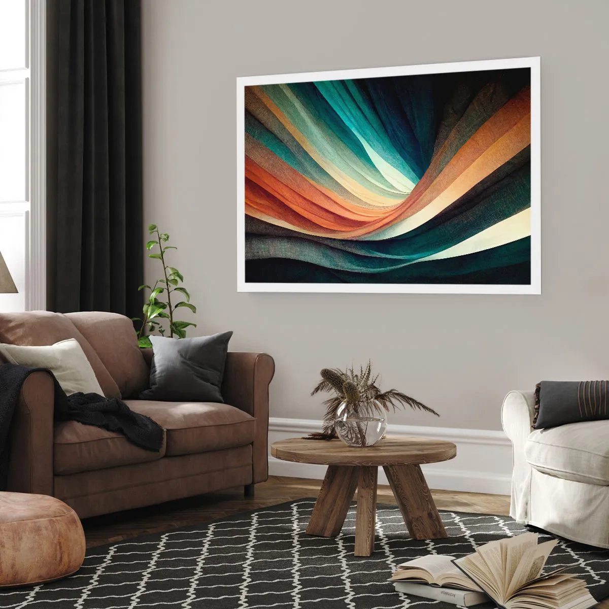 Affiche - Poster - Tissé à partir de couleurs - 70x50 cm