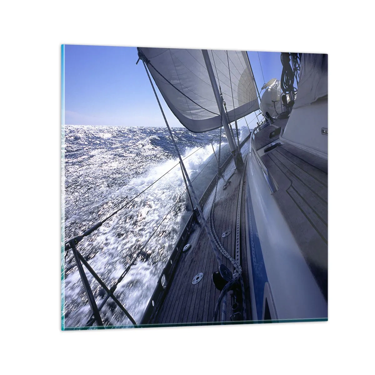 Impression sur verre - Image sur verre - Je sais ce que c'est d'être un oiseau - 70x70 cm