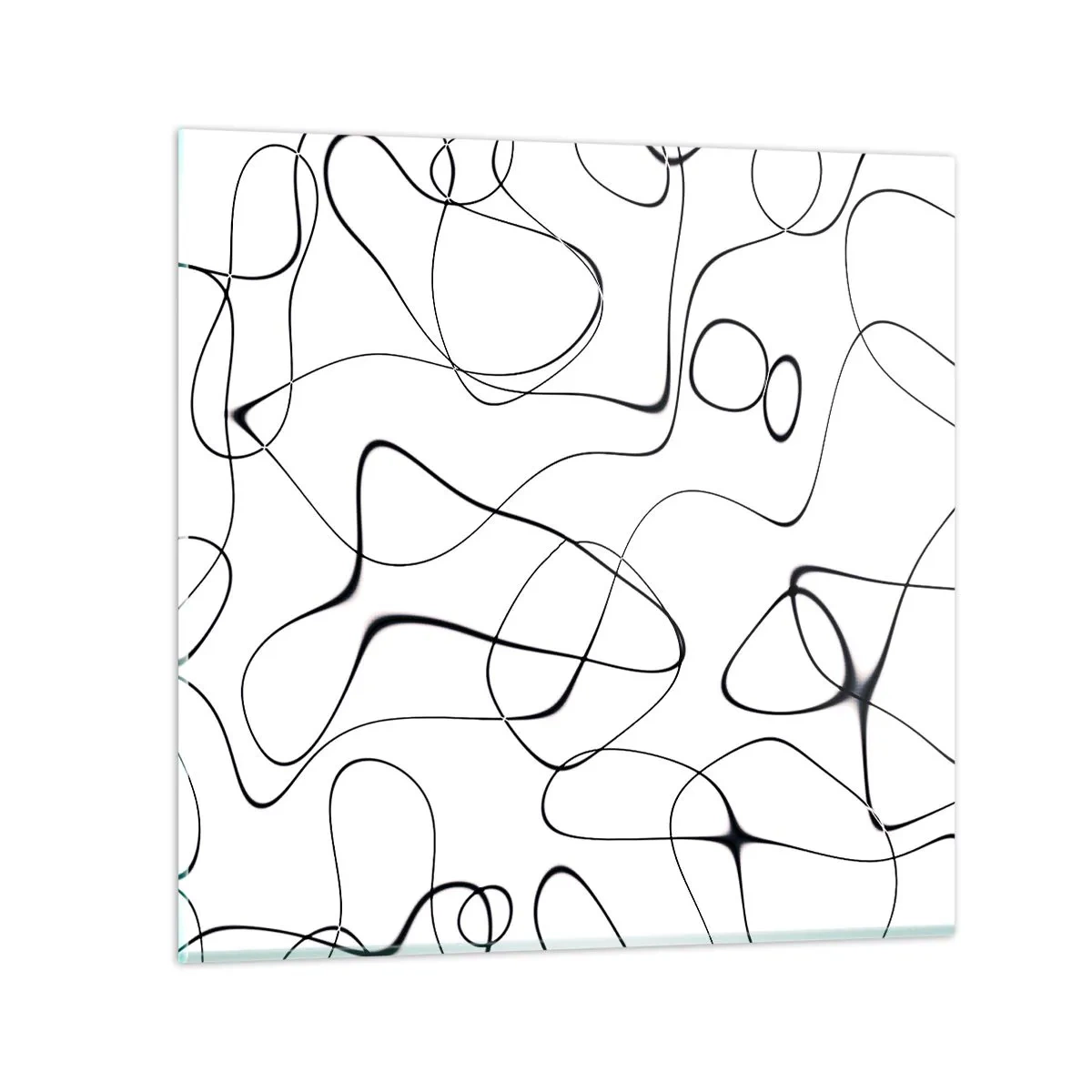 Impression sur verre - Image sur verre - Le chemin de la vie, les voies du hasard - 50x50 cm