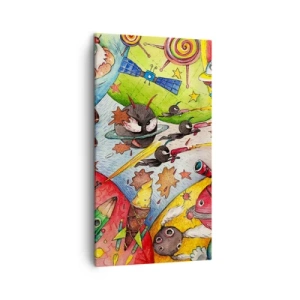 Impression sur toile - Image sur toile - Grande aventure spatiale - 45x80 cm