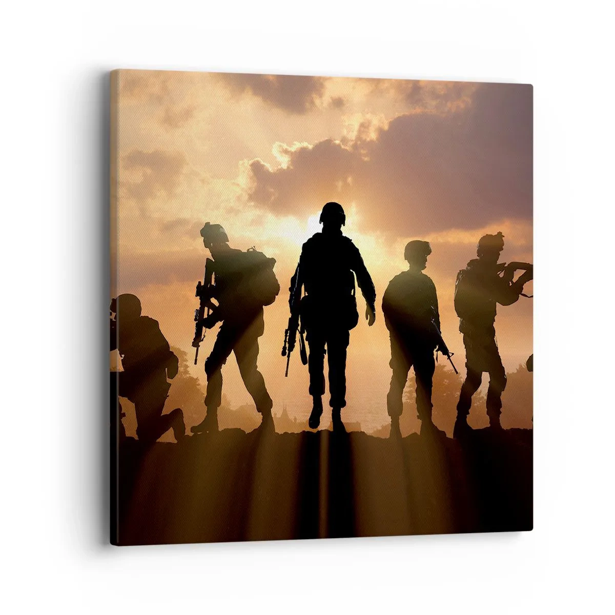 Impression sur toile - Image sur toile - Brothers in arms - 40x40 cm