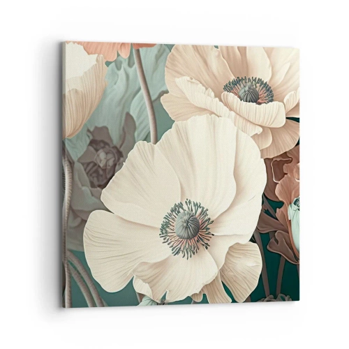 Impression sur toile - Image sur toile - Le murmure des coquelicots - 70x70 cm