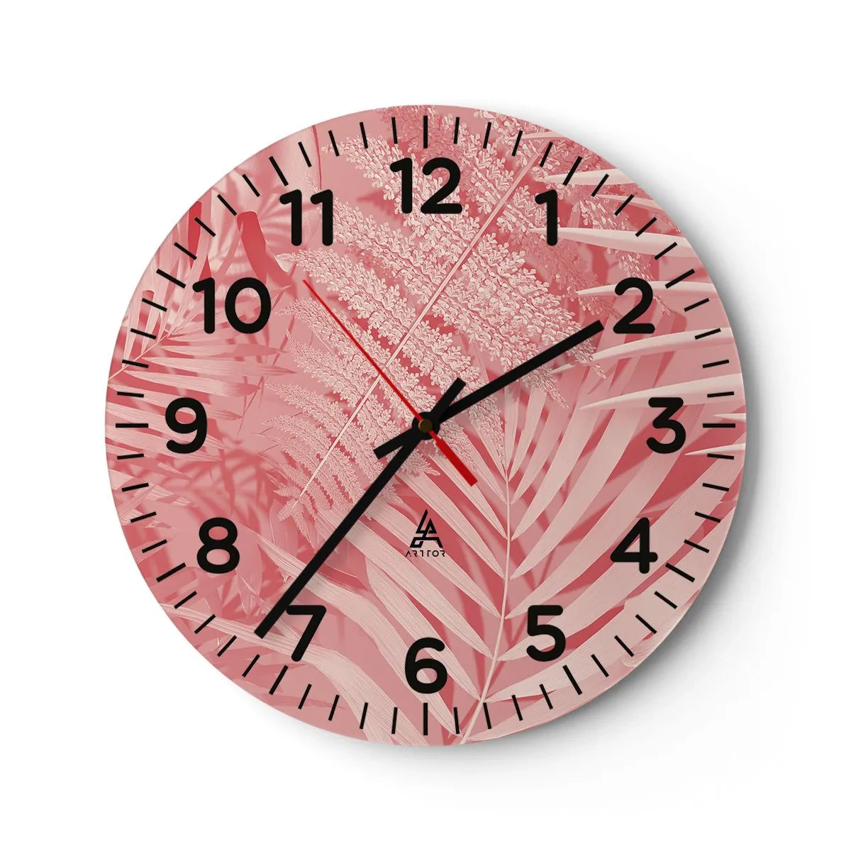 Horloge murale - Pendule murale - Concept de rose - 40x40 cm