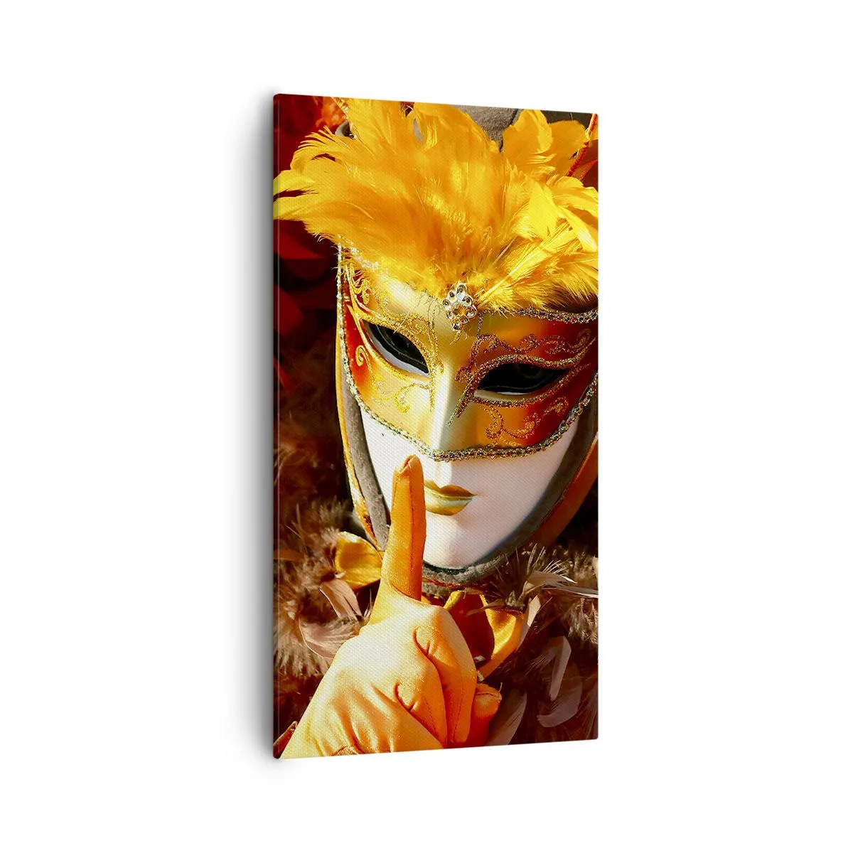 Impression sur toile - Image sur toile - Le secret est une partie du jeu - 55x100 cm