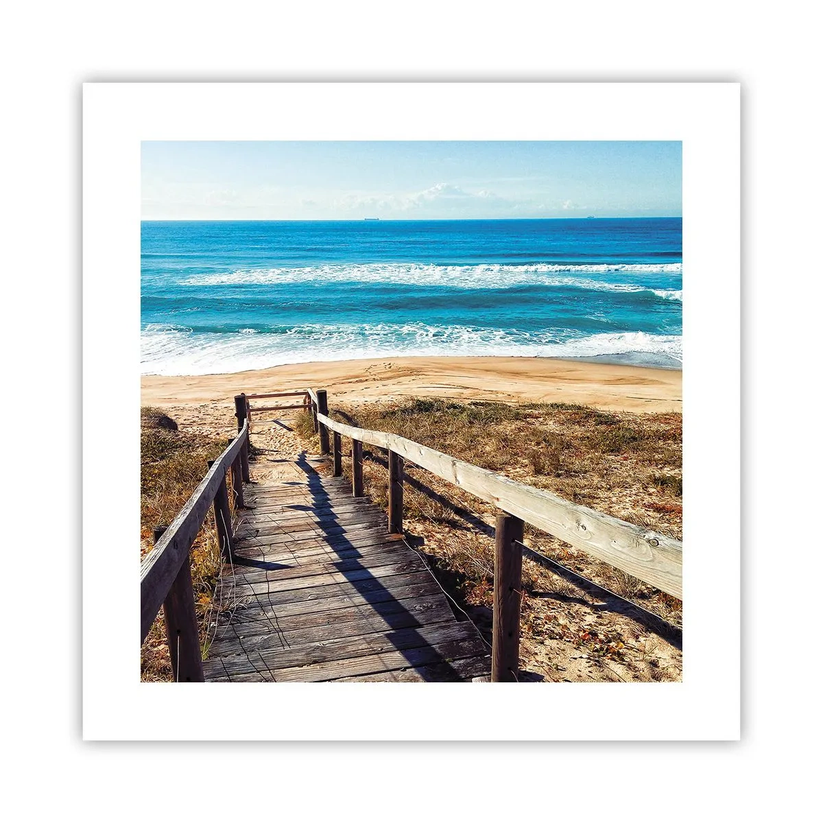 Affiche - Poster - Cours! - 40x40 cm