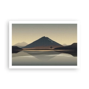 Affiche - Poster - Reflet de miroir - 91x61 cm