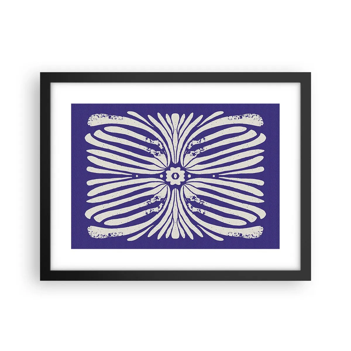 Affiche dans un cadre noir - Poster - Inspirations ethniques - 40x30 cm