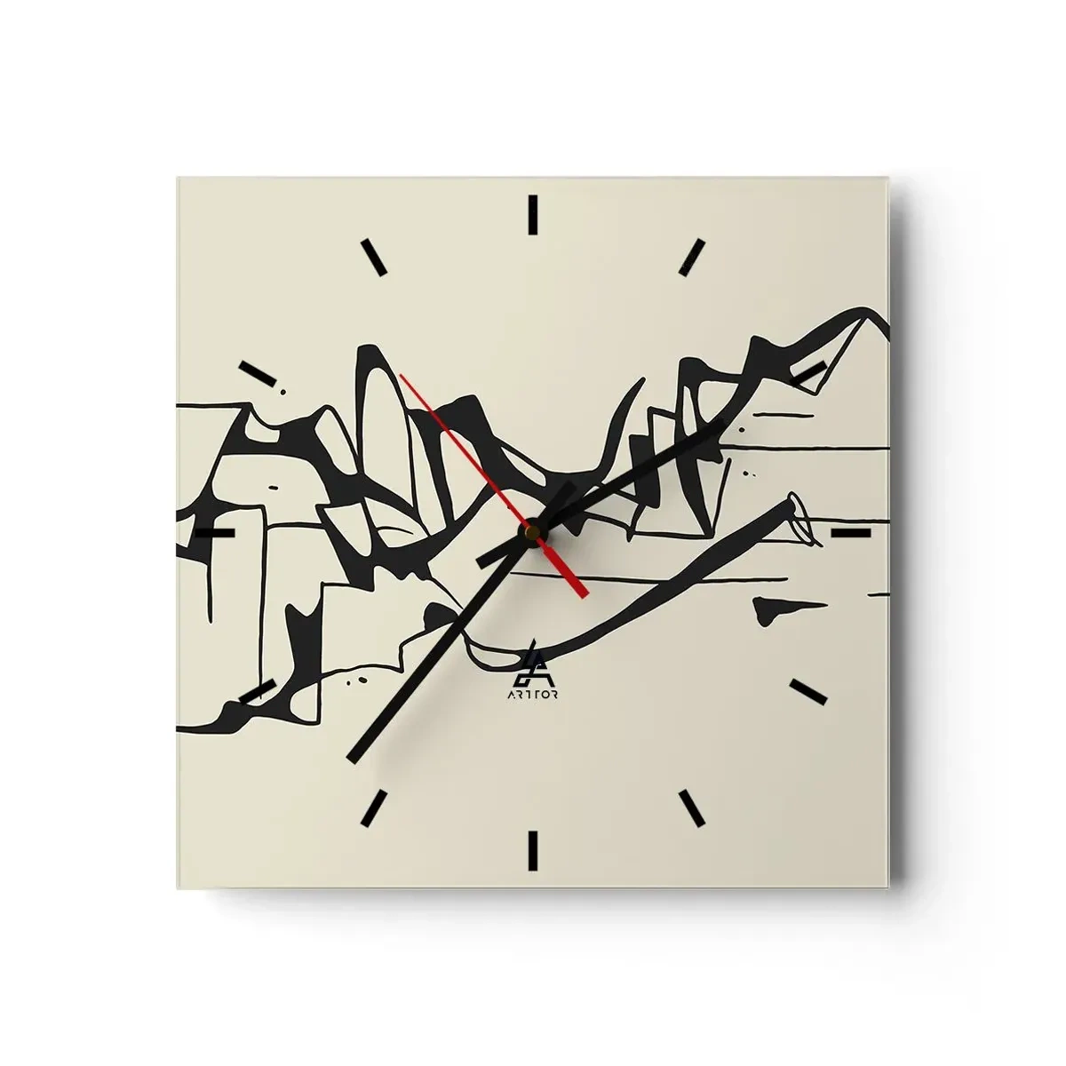 Horloge murale - Pendule murale - Peut-être un paysage - 40x40 cm