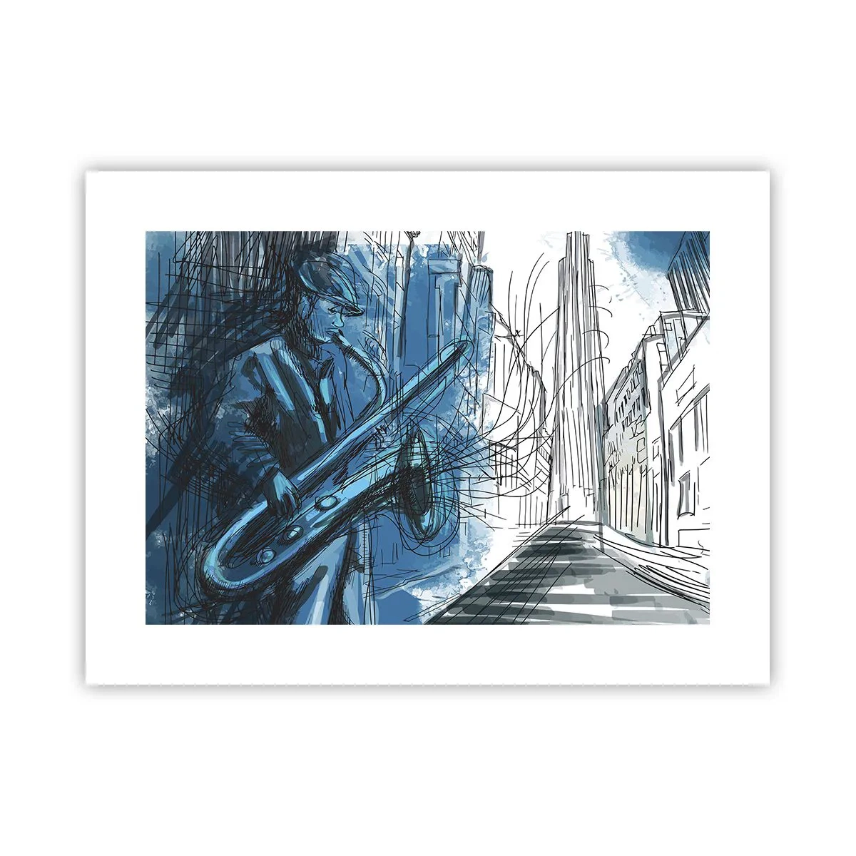 Affiche - Poster - Rhapsodie urbaine - 40x30 cm