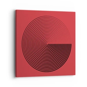 Impression sur toile - Image sur toile - Mouvement circulaire - 40x40 cm