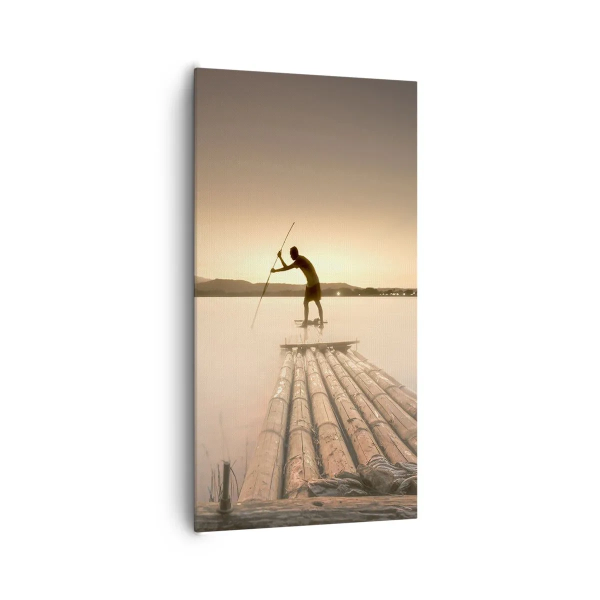 Impression sur toile - Image sur toile - Avant la fin du jour - 65x120 cm