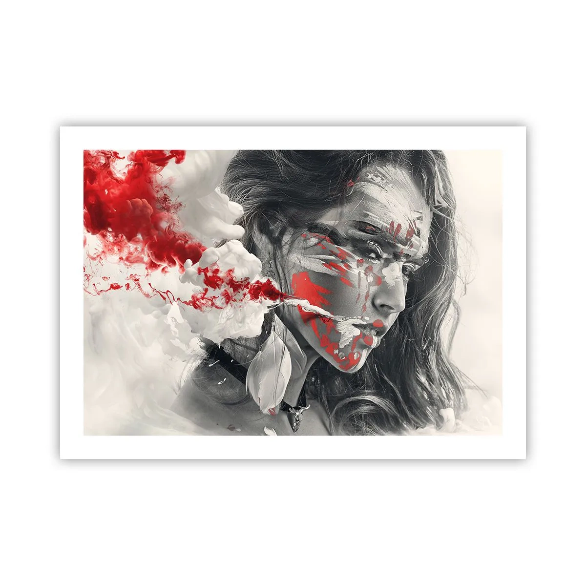 Affiche - Poster - Dans les fumées de l'absurde - 70x50 cm