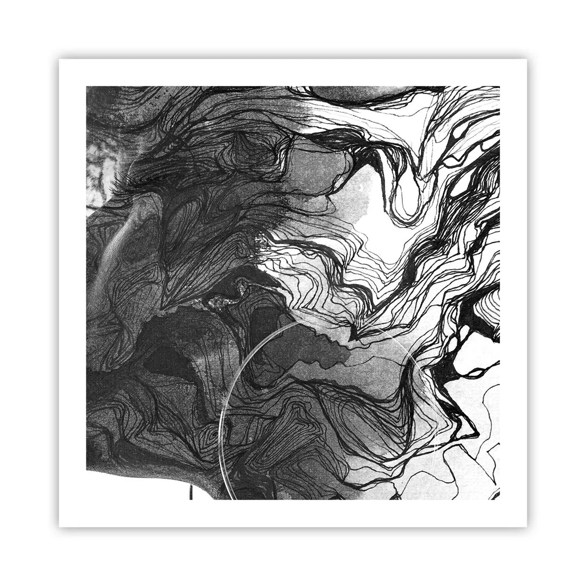 Affiche - Poster - Emmêlé dans les rêves - 60x60 cm