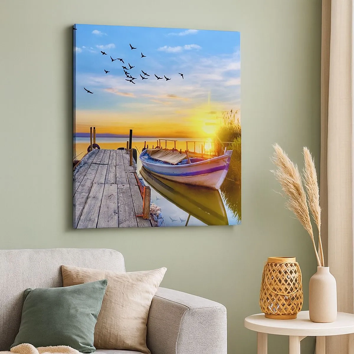 Impression sur toile - Image sur toile - Au revoir, à demain - 30x30 cm