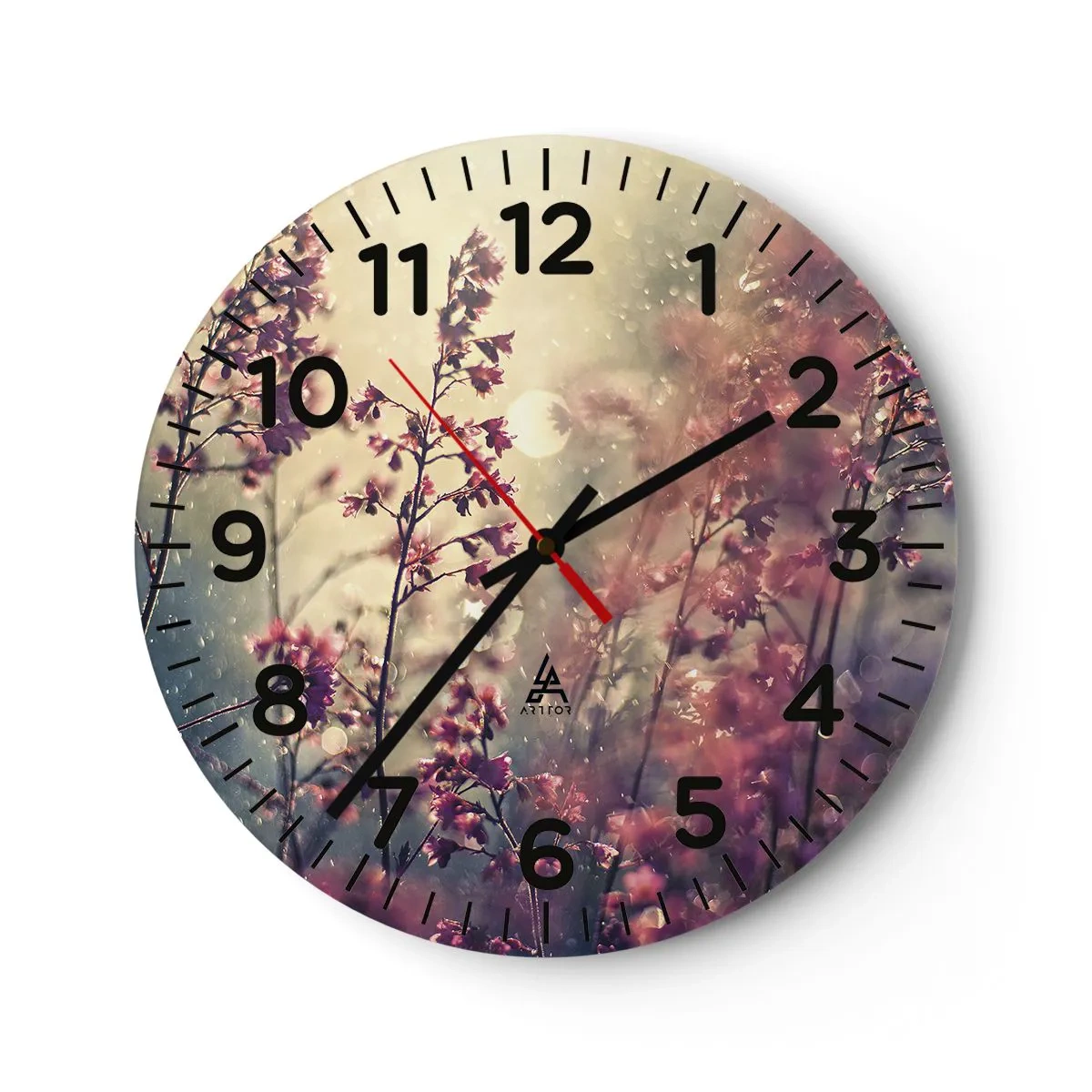 Horloge murale - Pendule murale - Jardin secret - 40x40 cm