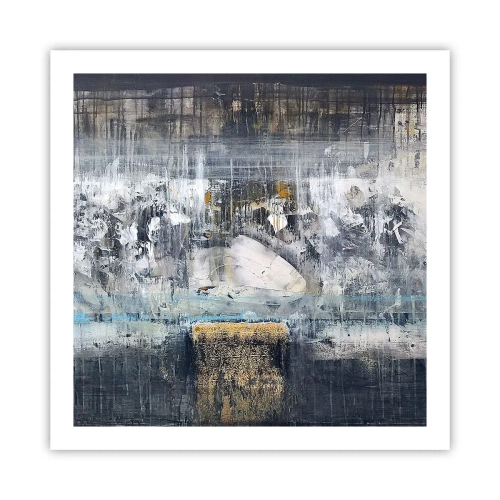 Affiche - Poster - Comme sur la glace, comme après décembre - 60x60 cm