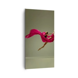 Impression sur toile - Image sur toile - Flamme dansante - 65x120 cm