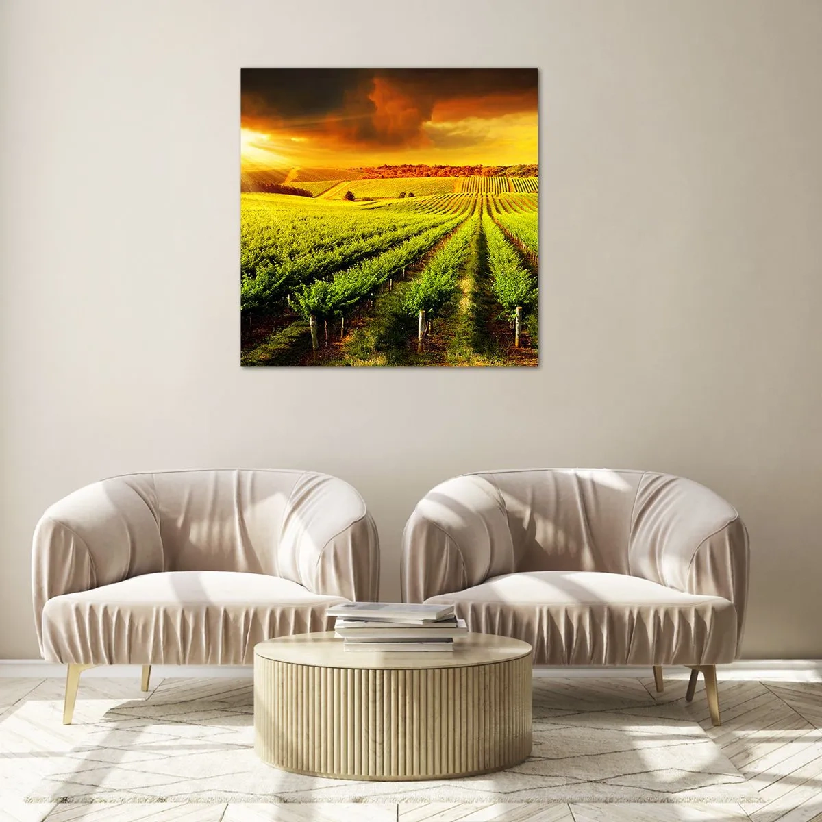 Impression sur verre - Image sur verre - Sous le soleil australien - 50x50 cm