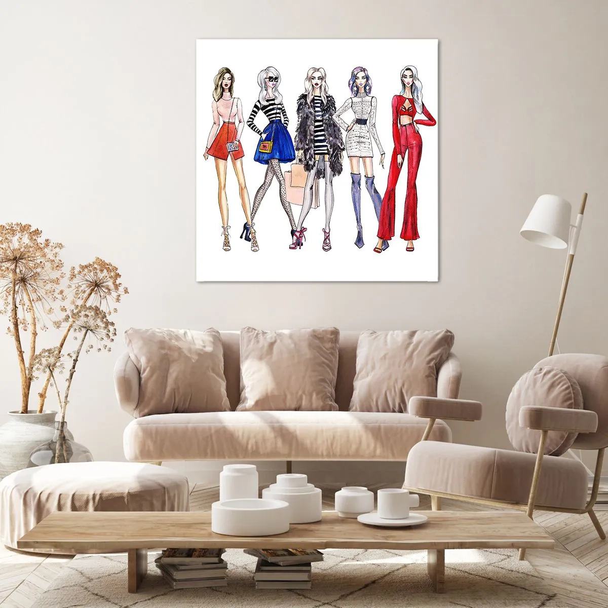 Impression sur toile - Image sur toile - Every week Fashion Week - 50x50 cm