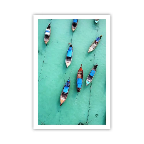 Affiche - Poster - Dans une attente jouyeuse - 61x91 cm