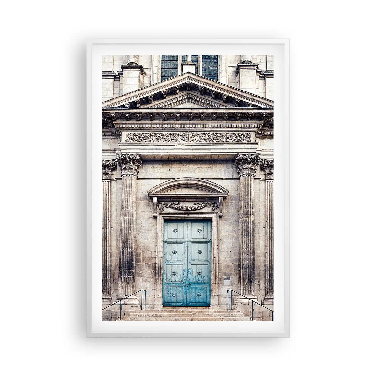 Affiche dans un cadre blanc - Poster - La porte d'entrée vers le monde de l'esprit - 61x91 cm