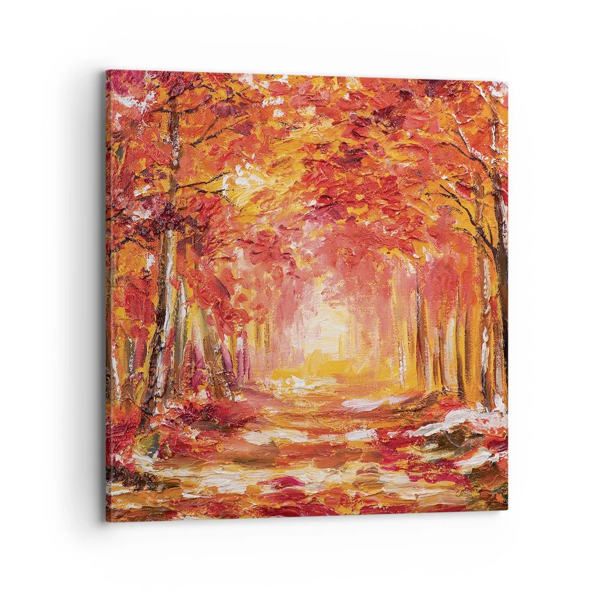 Impression sur toile - Image sur toile - Forêt de cuivre - 70x70 cm