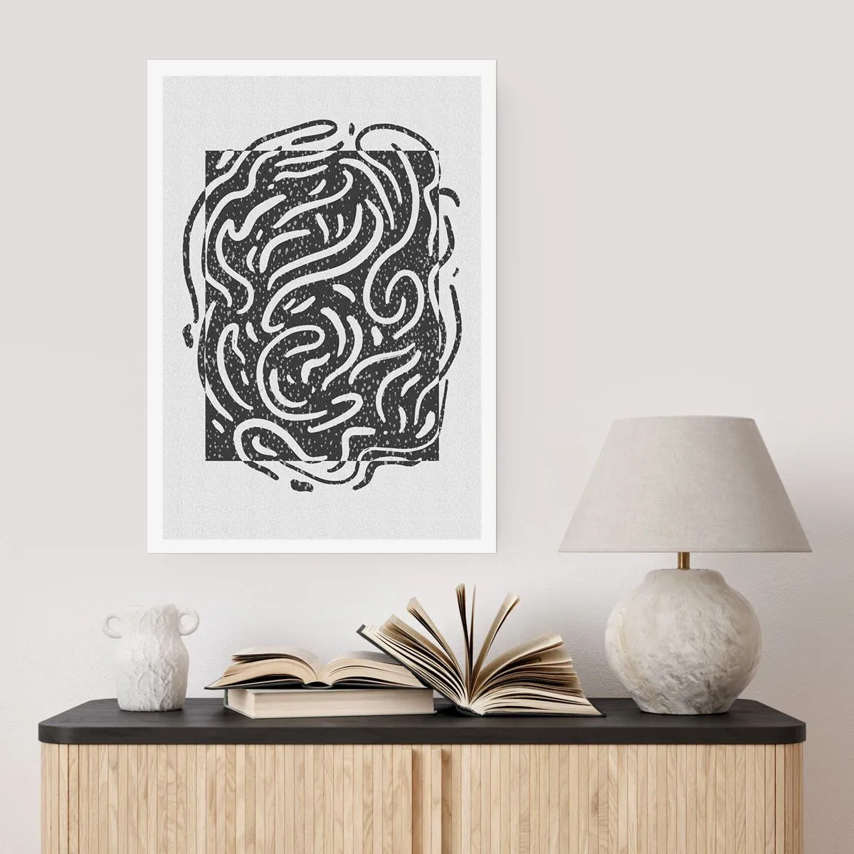 Affiche - Poster - Abstraction : la danse de la joie - 70x100 cm