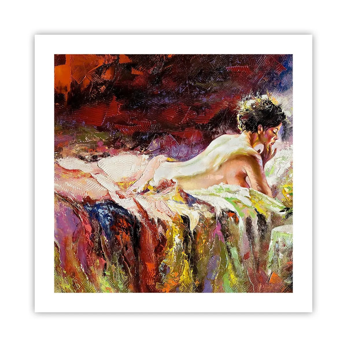 Affiche - Poster - Vénus en pensée - 50x50 cm