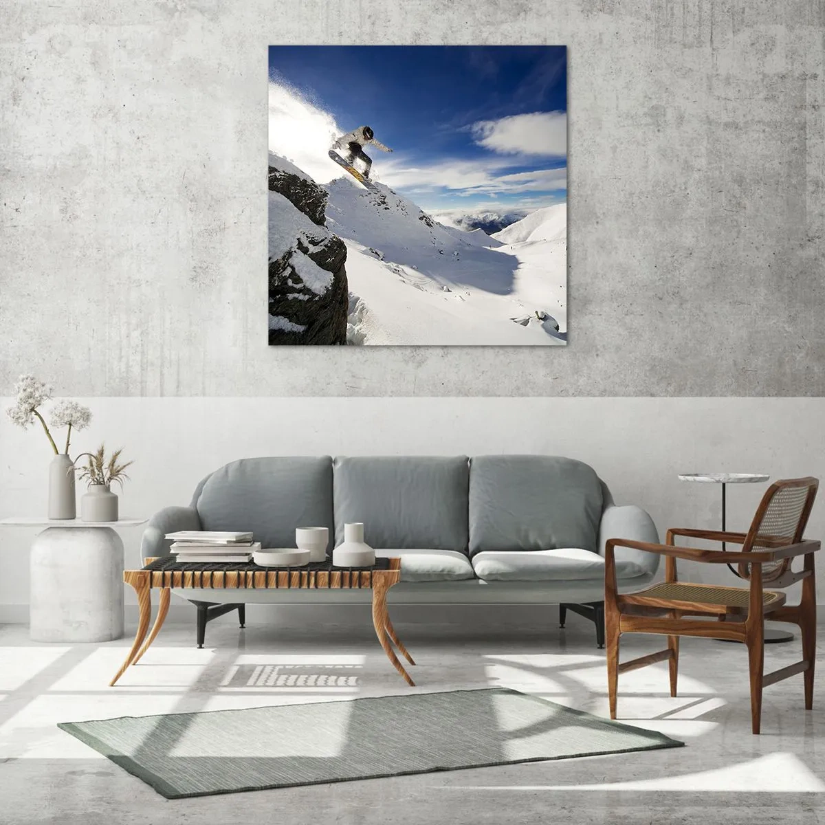 Impression sur verre - Image sur verre - Liberté sans limite - 60x60 cm