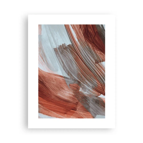 Affiche - Poster - Abstraction venteuse et automnale - 30x40 cm