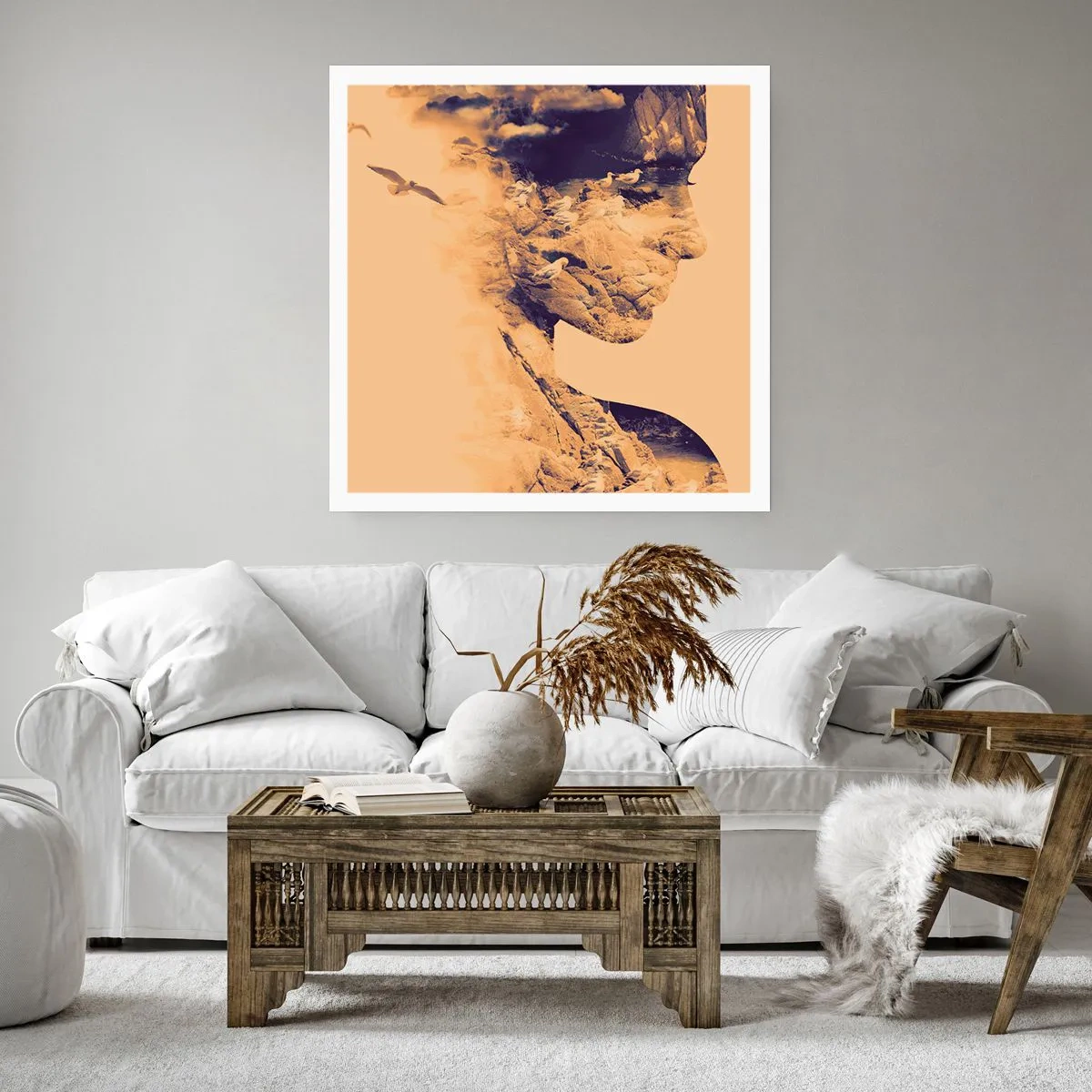 Affiche - Poster - Beauté de la nature - 30x30 cm