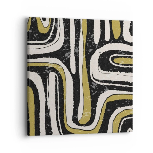 Impression sur toile - Image sur toile - Composition : routes et ruelles - 40x40 cm