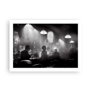 Affiche - Poster - Dans une ambiance jazz - 70x50 cm