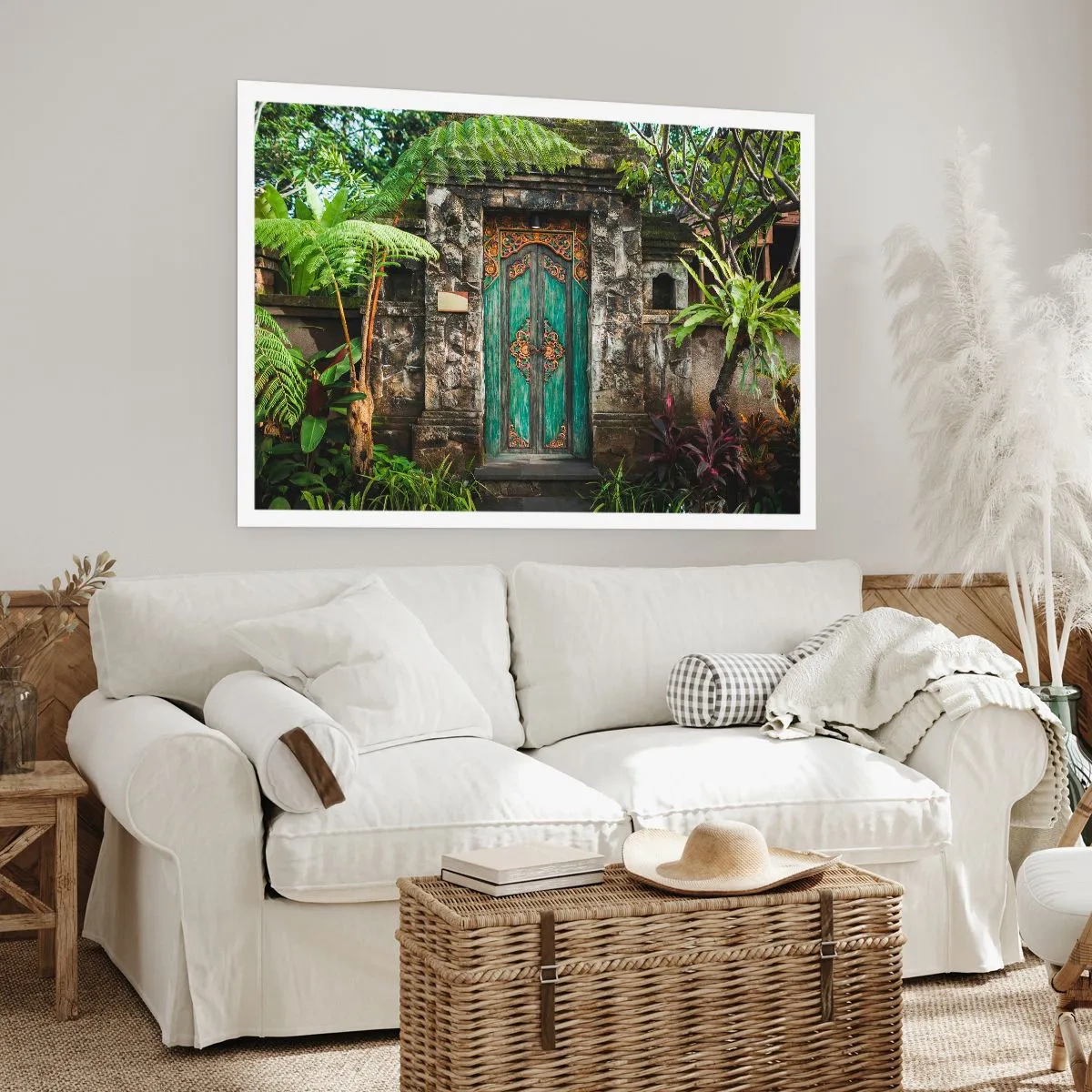 Affiche - Poster - Porte vers un monde exotique - 50x40 cm