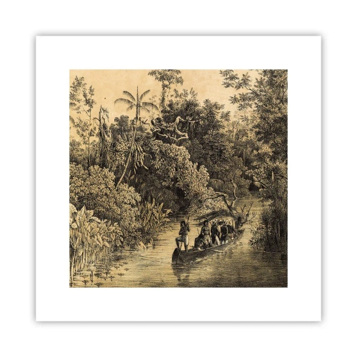 Affiche - Poster - Expédition à la source - 30x30 cm