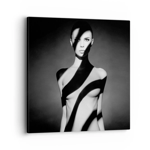 Impression sur toile - Image sur toile - Dans la brillance et l'ombre - 40x40 cm