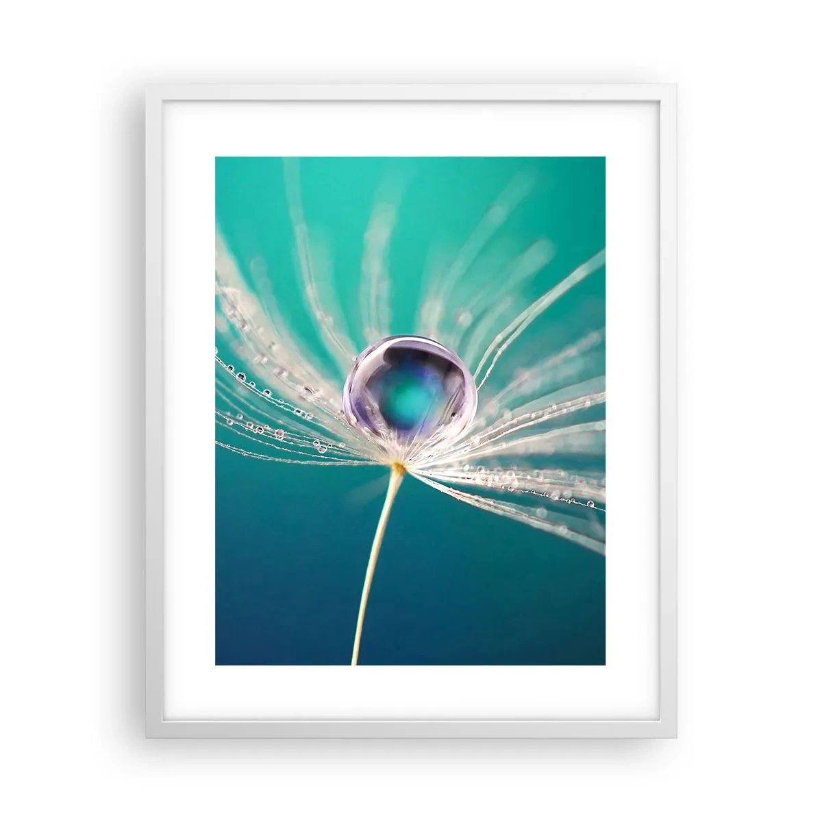 Affiche dans un cadre blanc - Poster - Moment mystique - 40x50 cm
