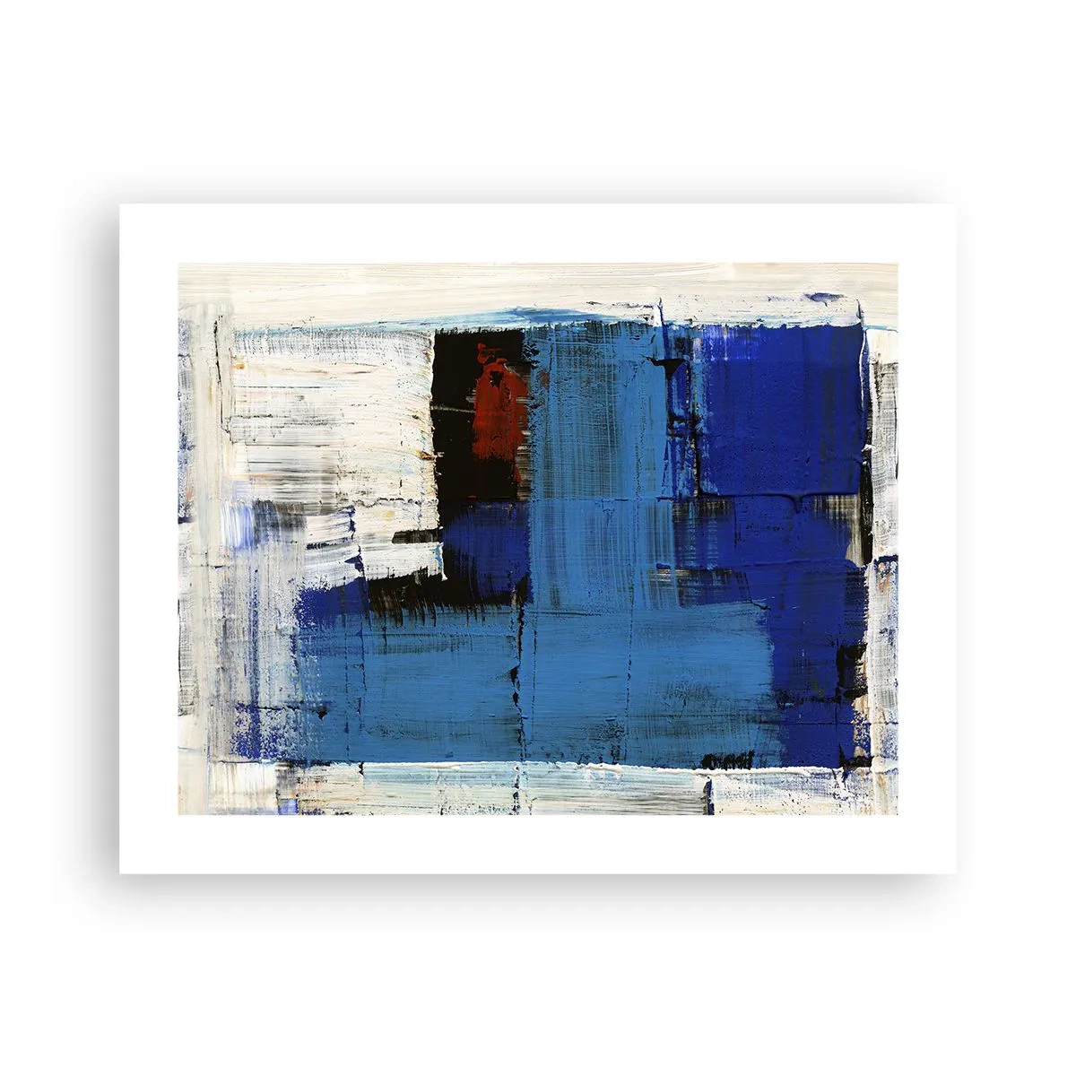 Affiche - Poster - Secret de bleu - 50x40 cm