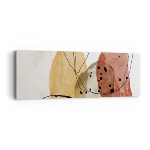Impression sur toile - Image sur toile - Léger et transparent comme l'air - 90x30 cm