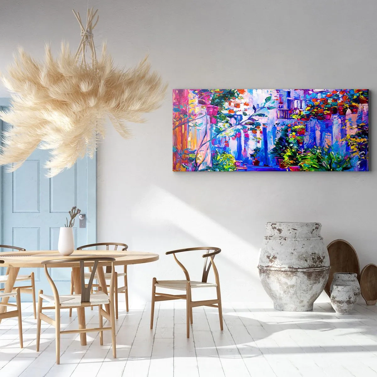 Impression sur toile - Image sur toile - Impression - une rue italienne - 90x30 cm