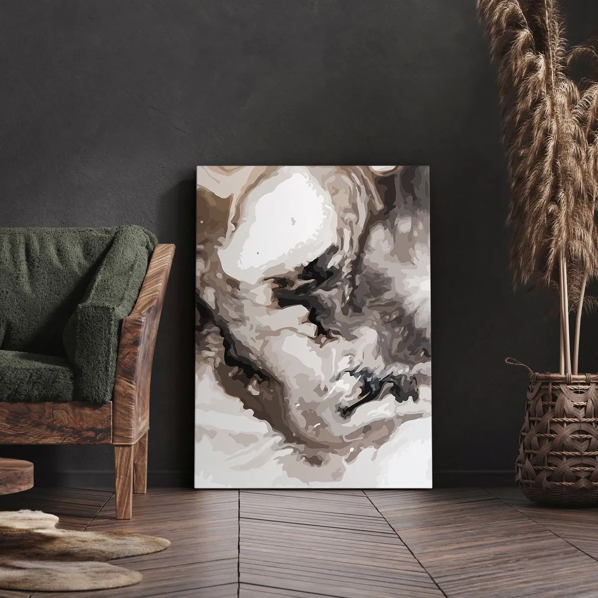 Impression sur toile - Image sur toile - La naissance d'une galaxie - 45x80 cm